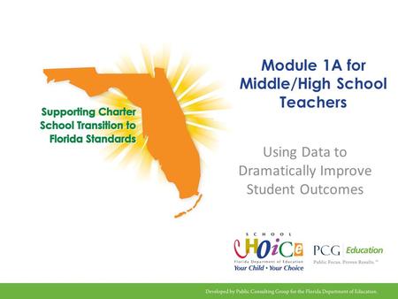 Module 1A for Middle/High School Teachers