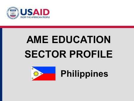 AME Education Sector Profile