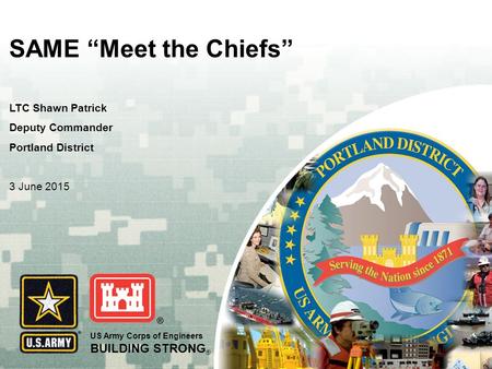 SAME “Meet the Chiefs” LTC Shawn Patrick Deputy Commander