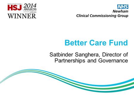 Satbinder Sanghera, Director of Partnerships and Governance