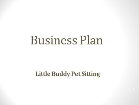 pet care business plan ppt