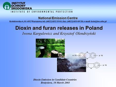 Dioxin and furan releases in Poland