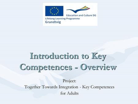 Introduction to Key Competences - Overview