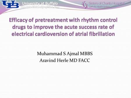 Muhammad S Ajmal MBBS Aravind Herle MD FACC. Atrial fibrillation (AF) A supraventricular tachyarrhythmia characterized by uncoordinated atrial activation.