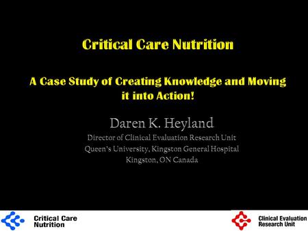 Critical Care Nutrition