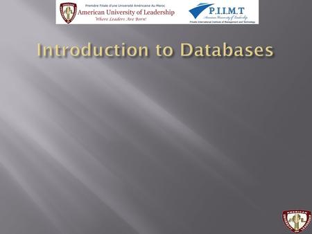database ppt presentation download