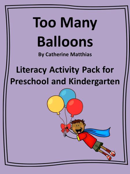 Literacy Activity Pack for Preschool and Kindergarten