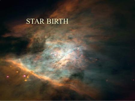STAR BIRTH. Guiding Questions Why do astronomers think that stars evolve? What kind of matter exists in the spaces between the stars? Where do new stars.