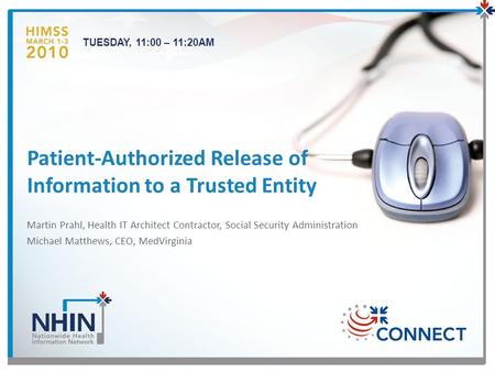 Patient-Authorized Release of Information to a Trusted Entity