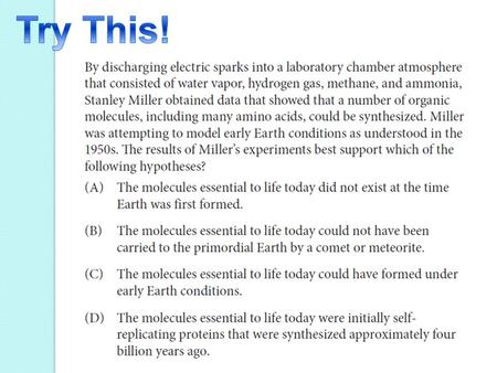 MACROMOLECULES Concept 1: Analyzing and the chemistry of life (Ch 2, 3, 4, 5) Ch 5 in Campbell p. 38-42 in Holtzclaw.