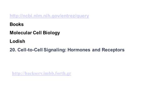 Books Molecular Cell Biology Lodish