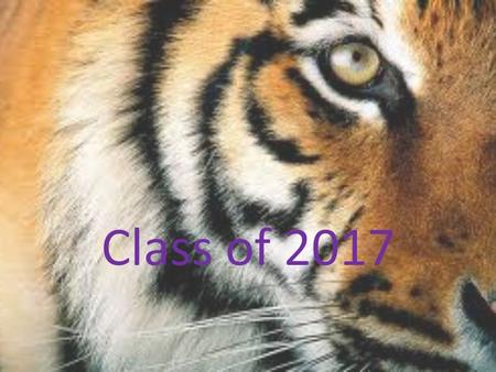 Class of 2017. Why Are We Meeting Today? Make sure you know who your counselor is and how he or she can help. Share resources. Answer questions.