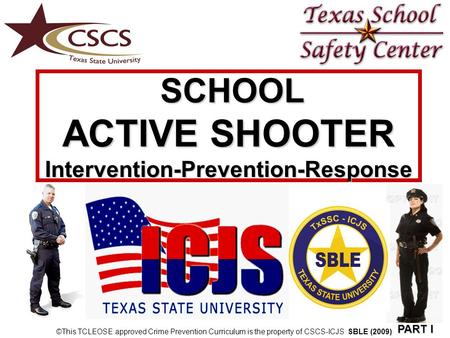 SCHOOL ACTIVE SHOOTER Intervention-Prevention-Response