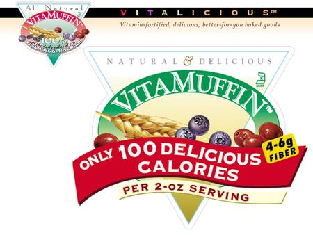The Vitalicious Philosophy Weight Management 64.5% of the adult American population is overweight Source: Marketdata Enterprises $240 billion is spent.