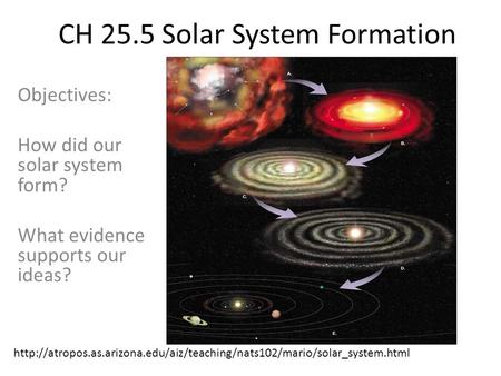 CH 25.5 Solar System Formation
