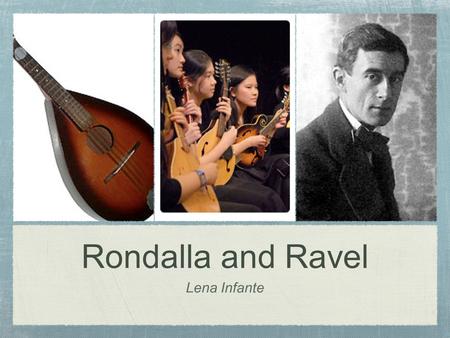 Rondalla and Ravel Lena Infante. Philippine Demographics Population: 103, 775, 002 (July 2011) Capital: Manila (11.449 million) Ethnic Groups: 28.1% Tagalog,