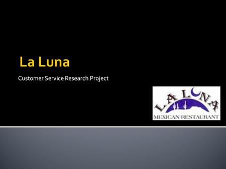 Customer Service Research Project