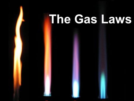 The Gas Laws. Units- are used to identify each variable Volume- mL, L, cm 3 Temperature- if given in °C convert to Kelvin- K Pressure- atm, torr, mmHg,