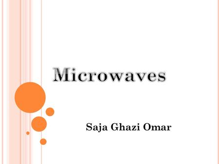 Microwaves Saja Ghazi Omar.