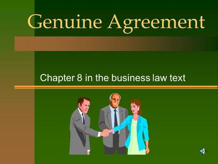 Chapter 8 in the business law text