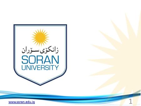 Www.soran.edu.iq 1. Meteorology Chapter 1 Introduction to the Atmosphere Meteorology \ Dr. Mazin sherzad.