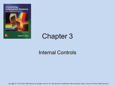Chapter 3 Internal Controls.