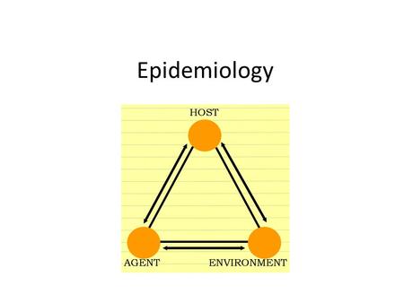 Epidemiology.