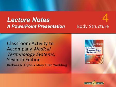 Lecture Notes A PowerPoint Presentation