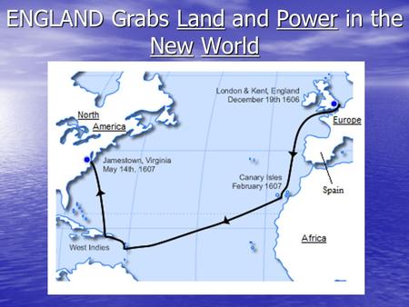 ENGLAND Grabs Land and Power in the New World. Slide #1: THE 13 COLONIES Use colonies’ abbreviations when copying! New England Colonies Massachusetts.