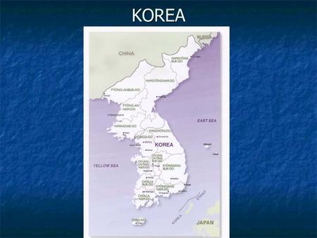 KOREA. I. GEOGRAPHY – peninsula (land surrounded by __________) on 3 sides. - 2 countries ___________ and ______________ A. Korea has served as a cultural.