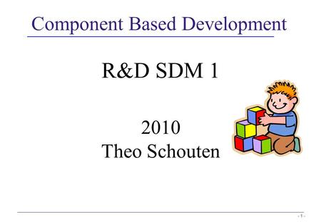 Component Based Development
