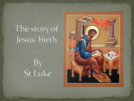 The story of Jesus’ birth