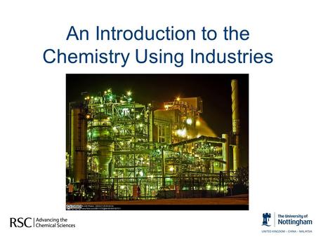 An Introduction to the Chemistry Using Industries