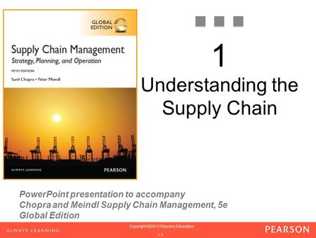 Understanding the Supply Chain