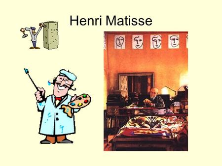 Henri Matisse. Henri is known for his use of patterns and texture in many of his paintings. The walls, screens, and fabric patterns create texture on.
