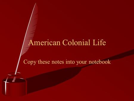 American Colonial Life