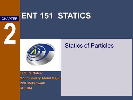 Statics of Particles.