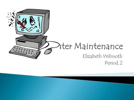 Elizabeth Wilmoth Period 2.  Identify problems that can occur if hardware is not properly maintained.  Identify routine maintenance that can be performed.