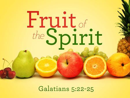 FAMILY MATTERS. FAMILY MATTERS The Spiritual and Physical Family The principals that apply from the Fruit of the Spirit: The Biblical Basis.
