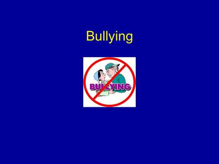 Bullying Welcome all participants to the presentation. Introduce yourself and share your background in working with child safety issues. Mention that.