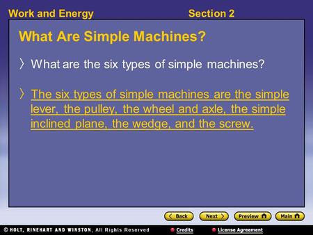 What Are Simple Machines?