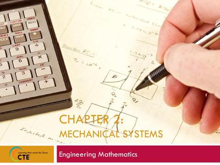 Chapter 2: Mechanical Systems
