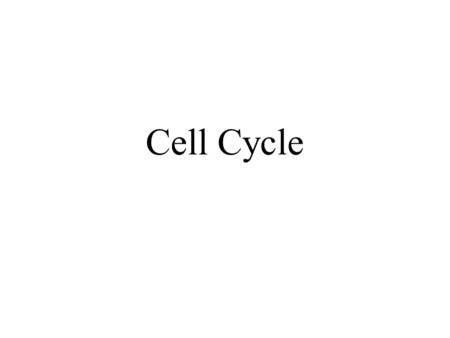 Cell Cycle. describes the life cycle of a cell differs fundamentally between prokaryotes & eukaryotes shares four features among all cell types –reproductive.