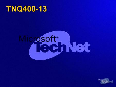 TNQ400-13. How To Use Office 2000 Features In Data Warehousing Michael L. Flakus Senior Consultant BEST Consulting.
