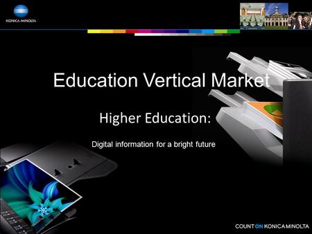 Education Vertical Market