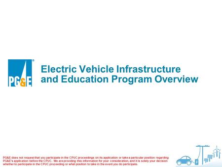 Electric Vehicle Infrastructure and Education Program Overview