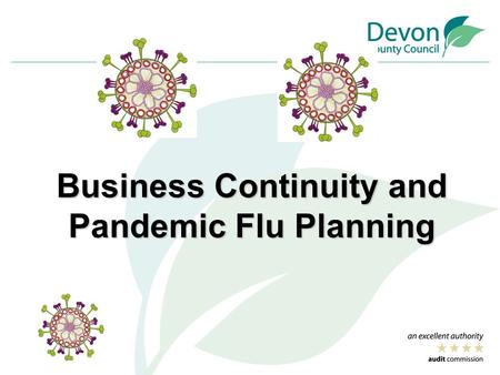 Business Continuity and Pandemic Flu Planning