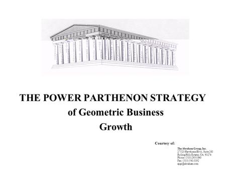 of Geometric Business Growth
