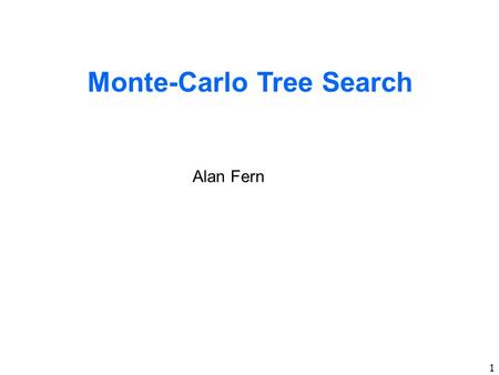 Monte-Carlo Tree Search