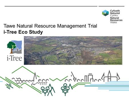 Tawe Natural Resource Management Trial i-Tree Eco Study Crown Copyright: RCAHMW.